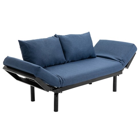 Homcom Single Person Chaise Lounger, Modern Sofa Bed With 5 .