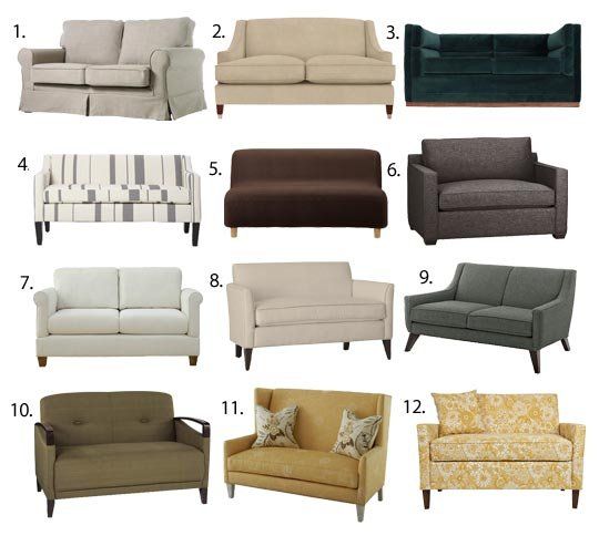 Small Sofa & A Loveseat For Your Home Decor