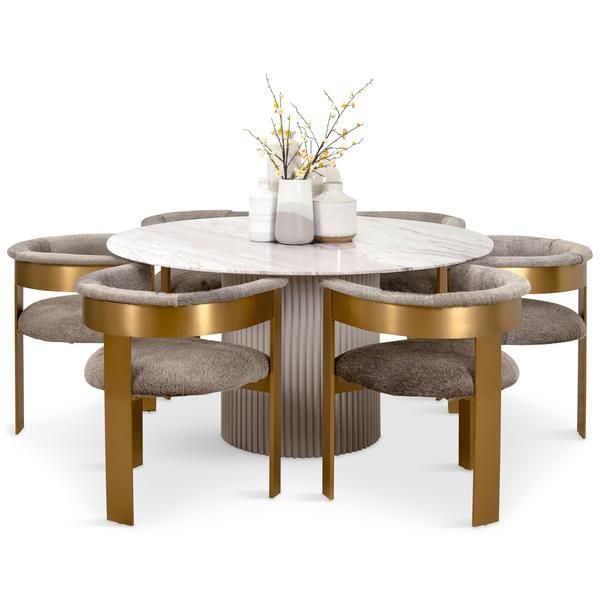 Ubud Round Dining Table | Round dining table decor, Round dining .