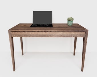Solid Oak Wood Desk Writing Table Home Office Dining - Et
