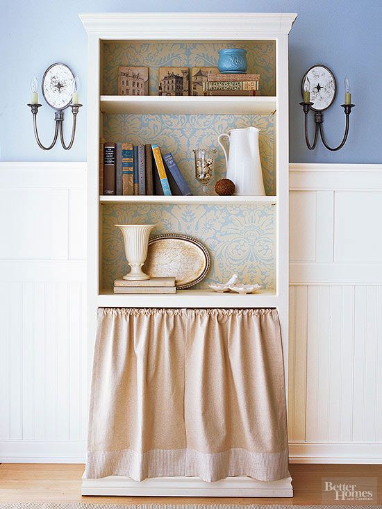 Transform Plain Shelves with These Before-and-After Bookcase .
