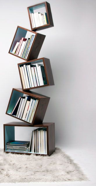 remain simple | Bookshelves for small spaces, Creative bookshelves .