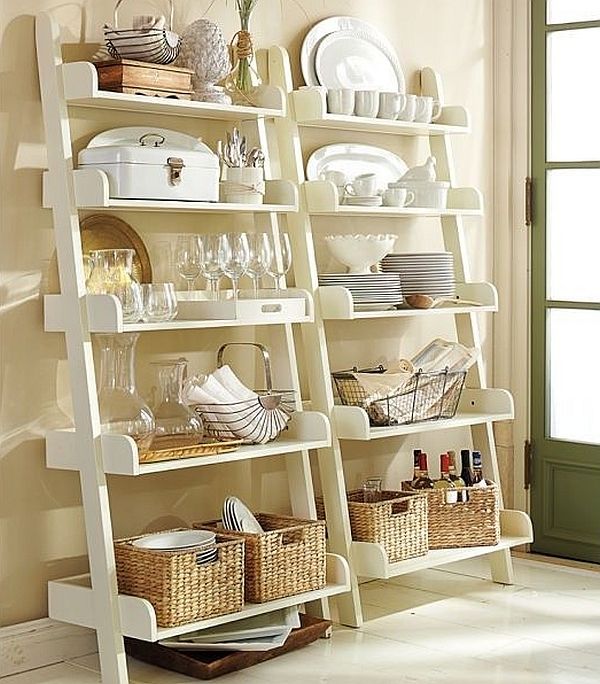 Stepping It Up In Style: 50 Ladder Shelves And Display Ideas .