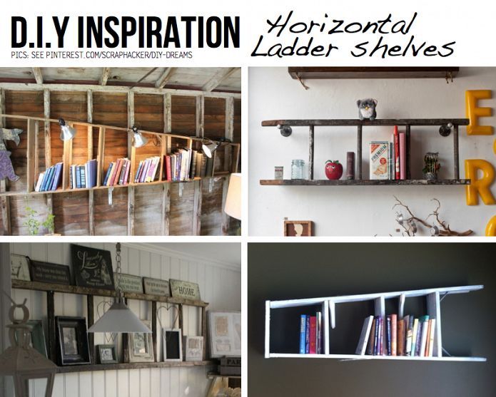 4 New Ideas for Your Old Bookcase | Bookcase diy, Ladder bookshelf .