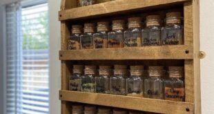 Rustic Spice Rack Wooden Spice Rack Wall Mounted Spice Rack - Etsy .