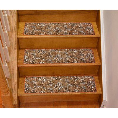 Harini Designs Slip Resistant Orange Stair Tread | Stair treads .