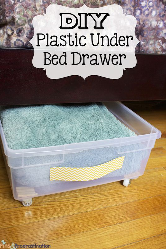 29 Sneaky Tips For Small Space Living | Diy storage bed, Under bed .