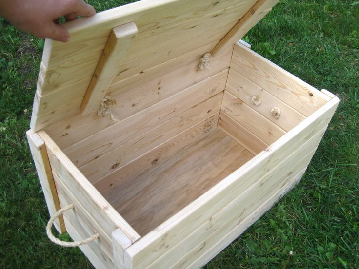 inexpensive chest storage box | ... own storage chest pine furring .