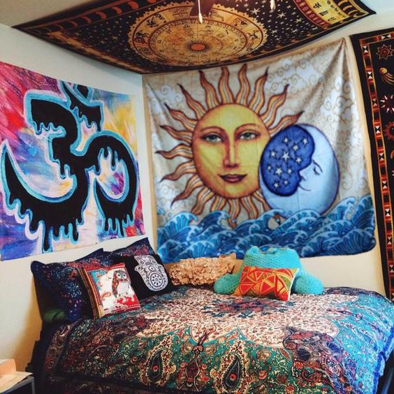 Bohemia Tapestry | Sun and moon tapestry, Moon tapestry, Tapest