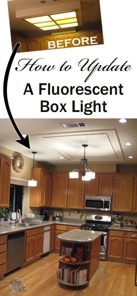 Removing a Fluorescent Kitchen Light Box | Fluorescent kitchen .