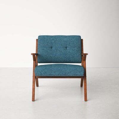 Christenia Lounge Chair | Tufted arm chair, Upholstered arm chair .