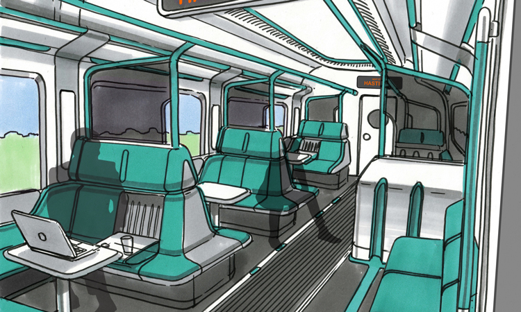 Designing train interiors for a post-COVID wor