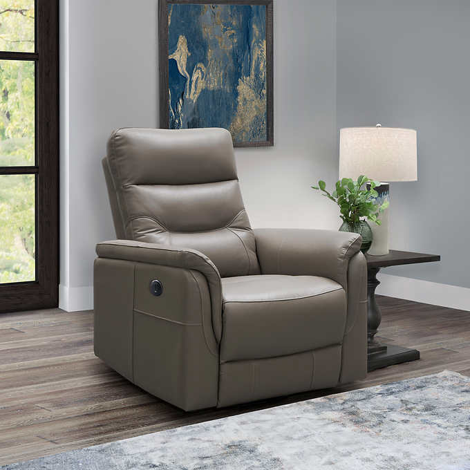 Palermo Leather Power Swivel Glider Recliner | Cost