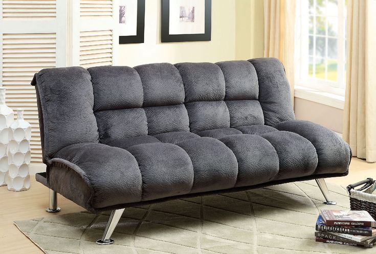 Marbelle Futon Sofa | Grey sofa bed, Comfortable futon, Small sofa b