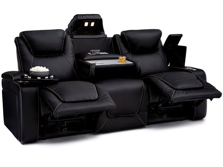Seatcraft Vienna Sofa Top Grain Leather 7000, Powered Headrest .