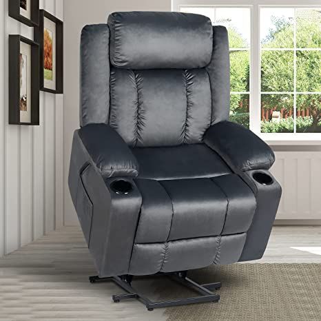 LELE CASA Electric Power Lift Chair Recliners for Elderly, Dual .