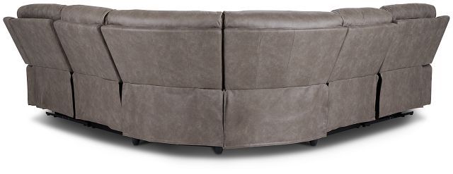 Grayson Micro Small Two-arm Power Reclining Sectional | Reclining .