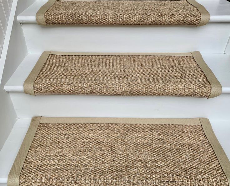 Sisal Carpet Stair Treads Mountain Ash - Etsy | Sisal carpet .