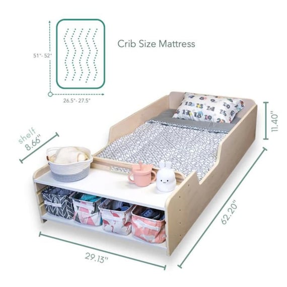 Montessori Floor Bed Crib Size Ready to Ship Kids - Et