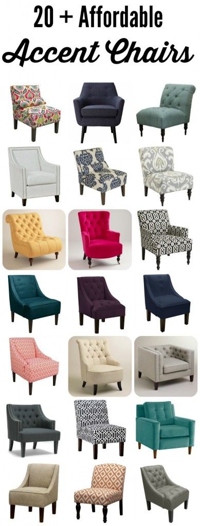 Best Sources for Affordable Accent Chairs | Furniture, Living room .