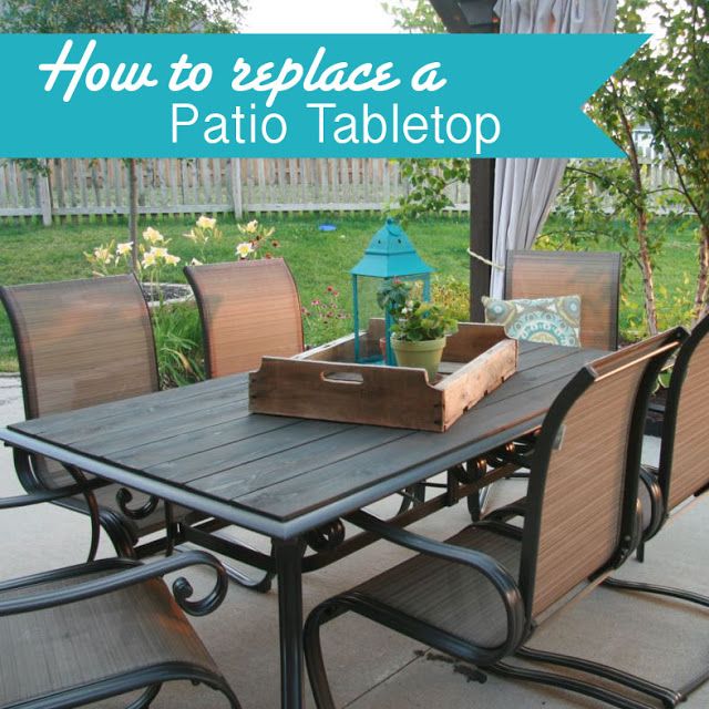 Paper Daisy Designs: Makeover an Outdoor table and refresh chairs .