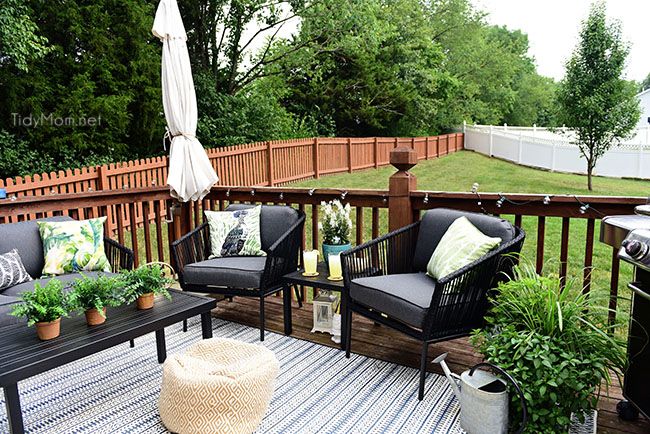 Maximize Outdoor Space Learn How to Decorate a Small Deck .