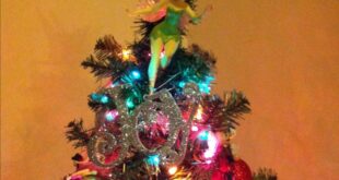 Tinkerbell tree topper is a must for all the fairy lovers like me .