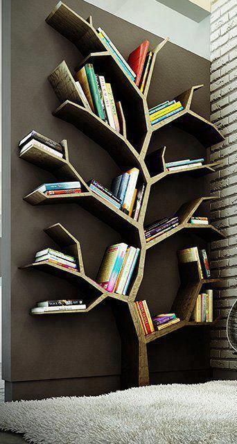 Love this | Cool bookshelves, Decor, Tree bookshe