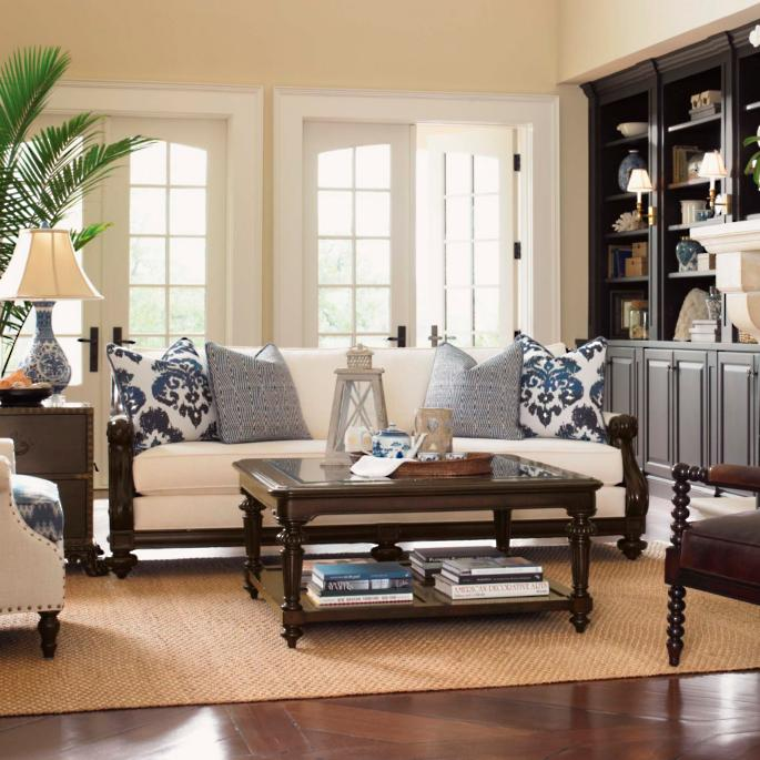 Island Traditions Blue Living Room by Tommy Bahama | Frontgate .
