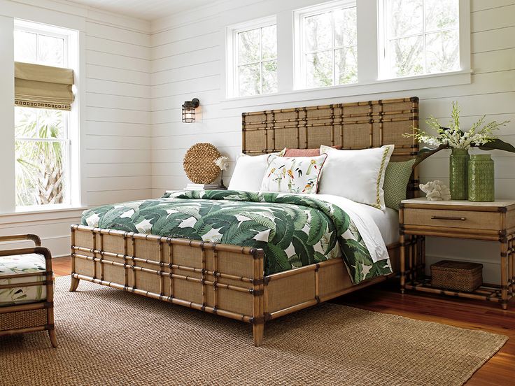 Twin Palms Coco Bay Panel Bed | Caribbean bedroom, Tommy bahama .