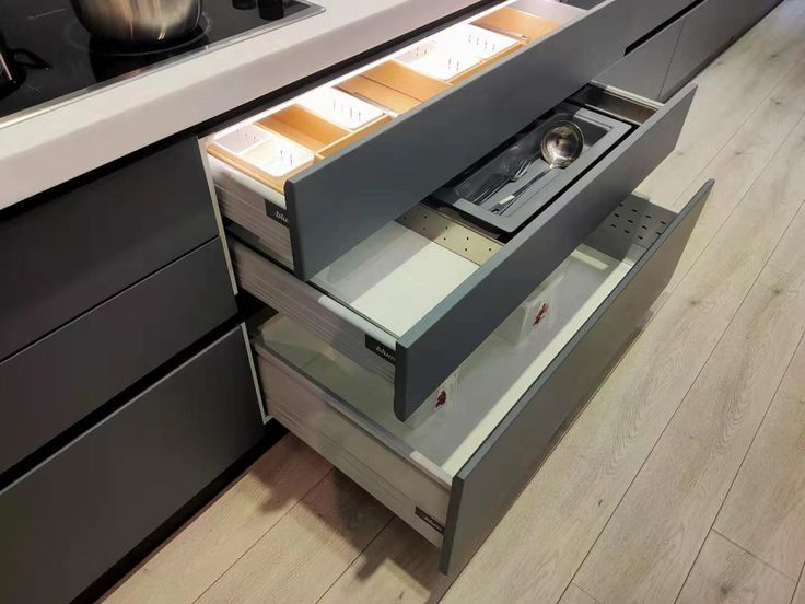 Blum steel drawer for base cabinet | Kitchen cabinet manufacturers .
