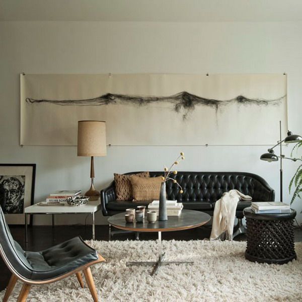 How To Decorate A Living Room With A Black Leather Sofa .