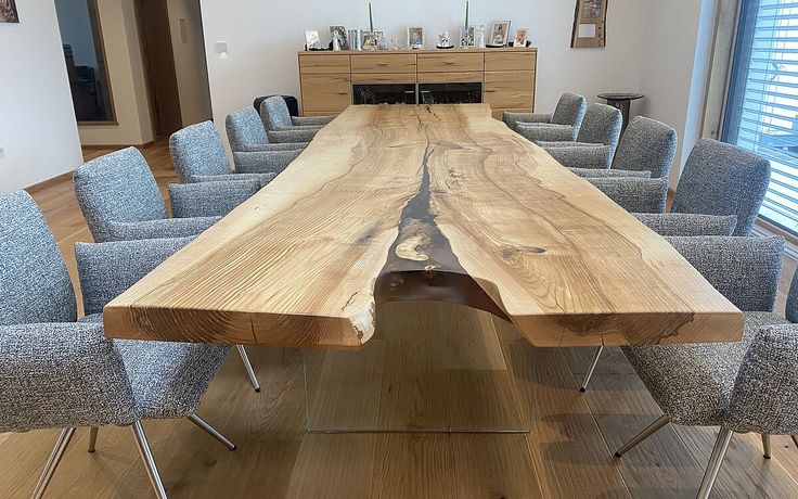 dining and office tables - Stammdesign | Tree trunk table, Event .