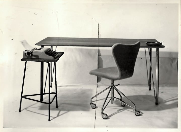 Fritz Hansen desk by Arne Jacobs
