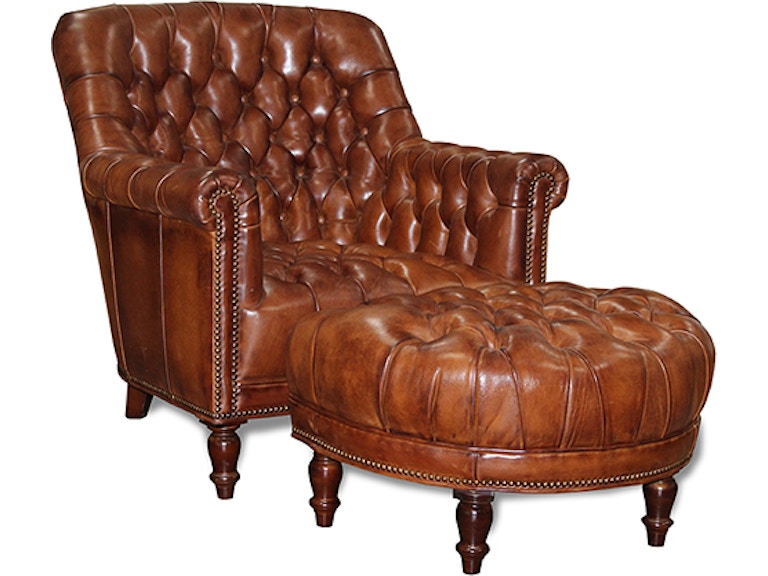Whittemore Sherrill Living Room Classics Leather Lounge Chair and .