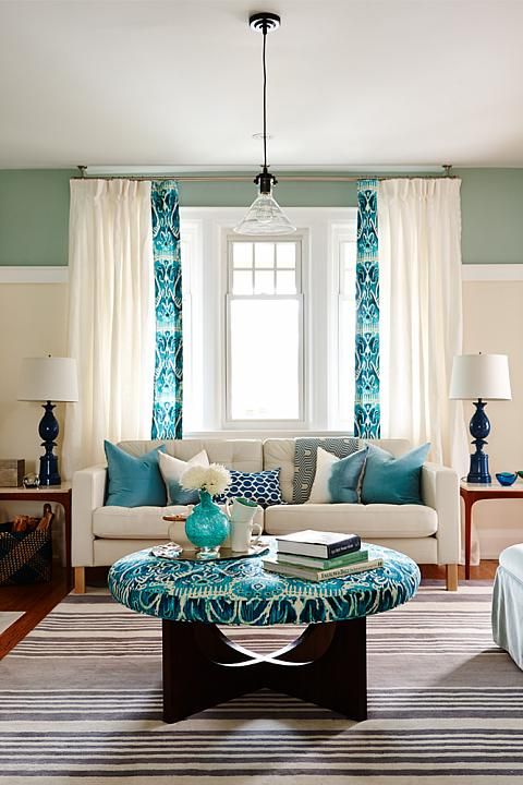 How To Fix A First Home | Living room turquoise, Turquoise living .