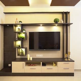 Entertainment unit in living area | homify | Tv room design .