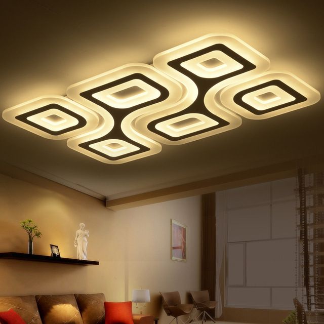 strange led ceiling light for living room Size:720mm Power:120w*2 .