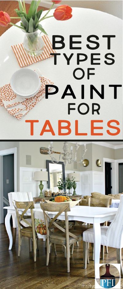 Best Types of Paint for Kitchen Tables - Painted Furniture Ideas .