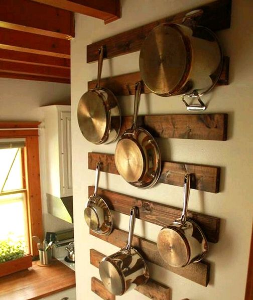 Amazing Upcycled Ideas For Your Kitchen | Kitchen wall storage .