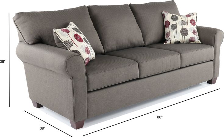 Seaside Gray Sofa | RC Willey | Gray sofa, Sofa, Grey upholste