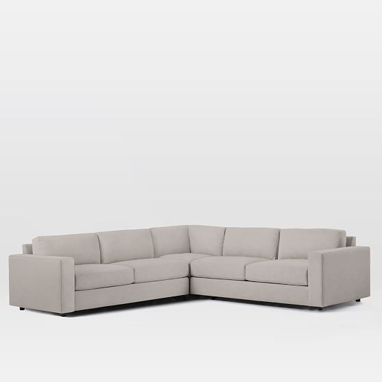 Urban 3 Piece L-Shaped Sectional | Sofa With Chaise | Sectional .