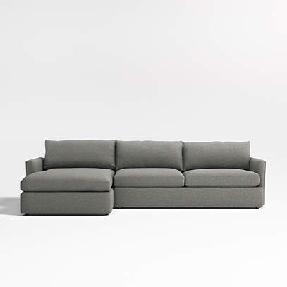 Lounge 2-Piece Sectional Sofa + Reviews | Crate & Barr