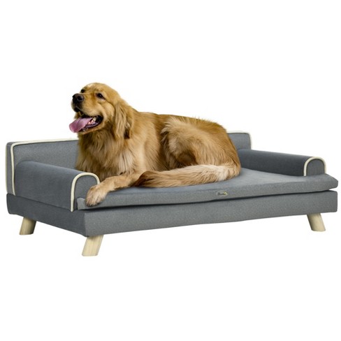 Pawhut Soft Foam Large Dog Couch For A Fancy Dog Bed, Spongy Dog .