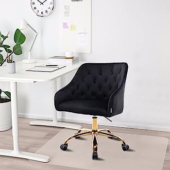 Amazon.com: Velvet Office Chair Height Adjustable - Modern Velvet .