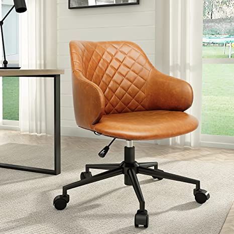 Pin on Brown Leather Office Chair Ide