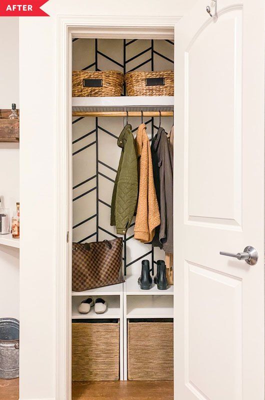 Coat Closet Organization: 21 Amazing Ideas | Closet makeover .