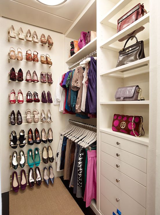 Shelves for Shoes - Contemporary - closet - Melanie Fascitelli .