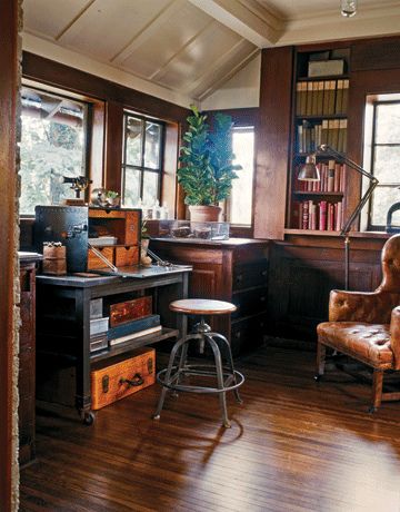 Study | Vintage home offices, Rustic home offices, Home office desi