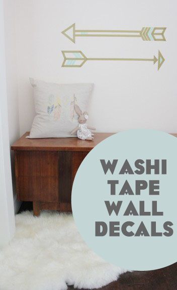 Washi Tape Wall Decals | Washi tape wall, Washi tape diy wall .